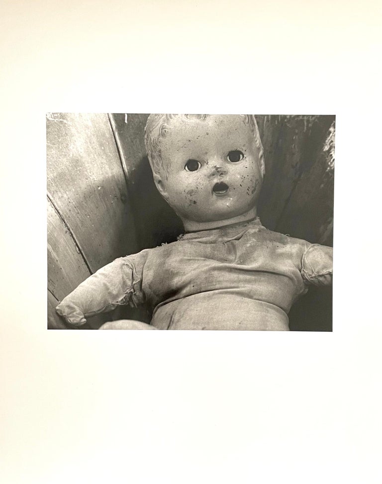 These were from a show of her work. Influenced by Surrealism and Dada Photographs 
these are images of old children's dolls in various states of decay. These bear the influence of Hans Bellmer, Dora Maar and Man Ray.

Jo Ann Krivin born in Reasnor,