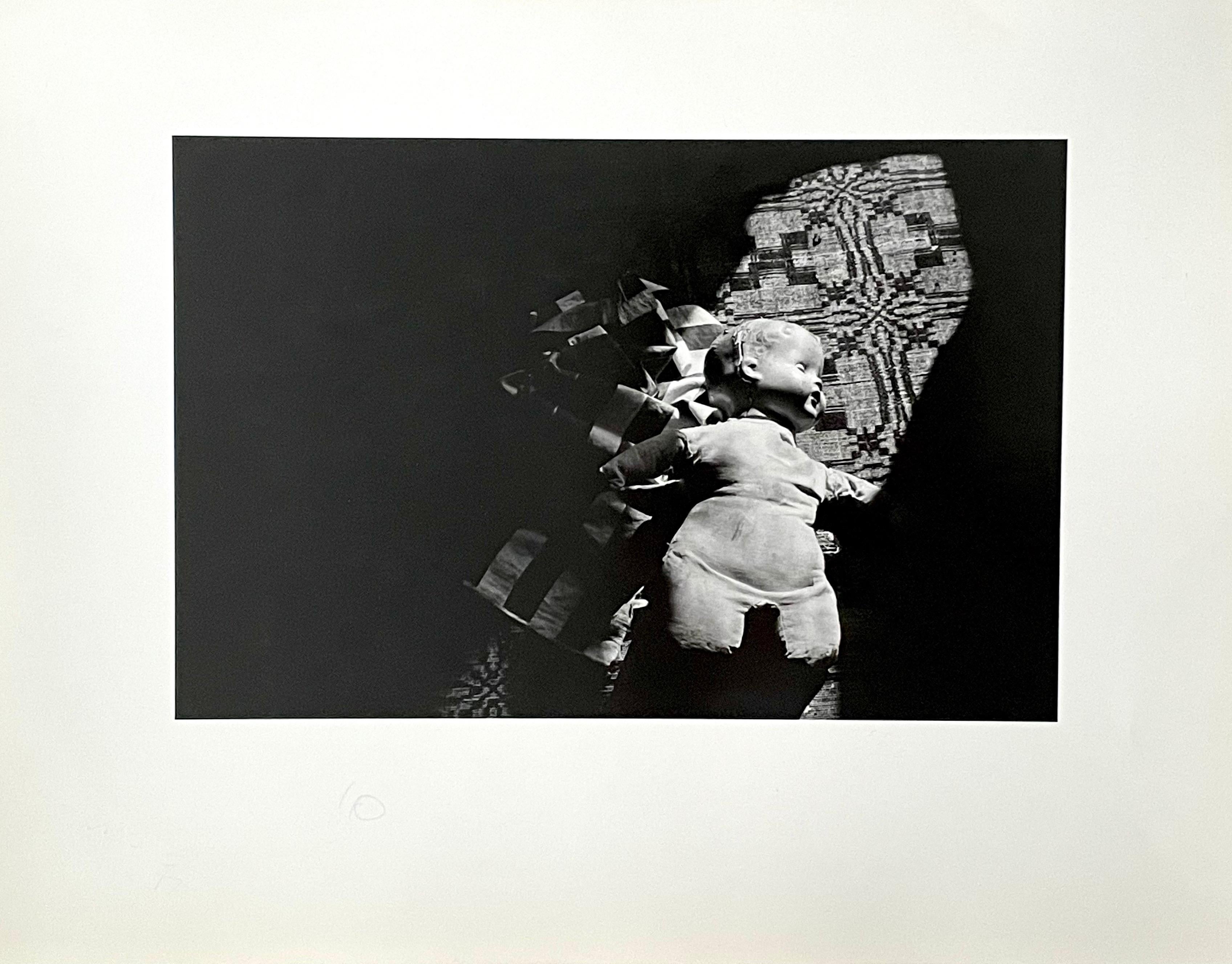 These were from a show of her work. Influenced by Surrealism and Dada Photographs 
these are images of old children's dolls in various states of decay. These bear the influence of Hans Bellmer, Dora Maar and Man Ray.

Jo Ann Krivin born in Reasnor,