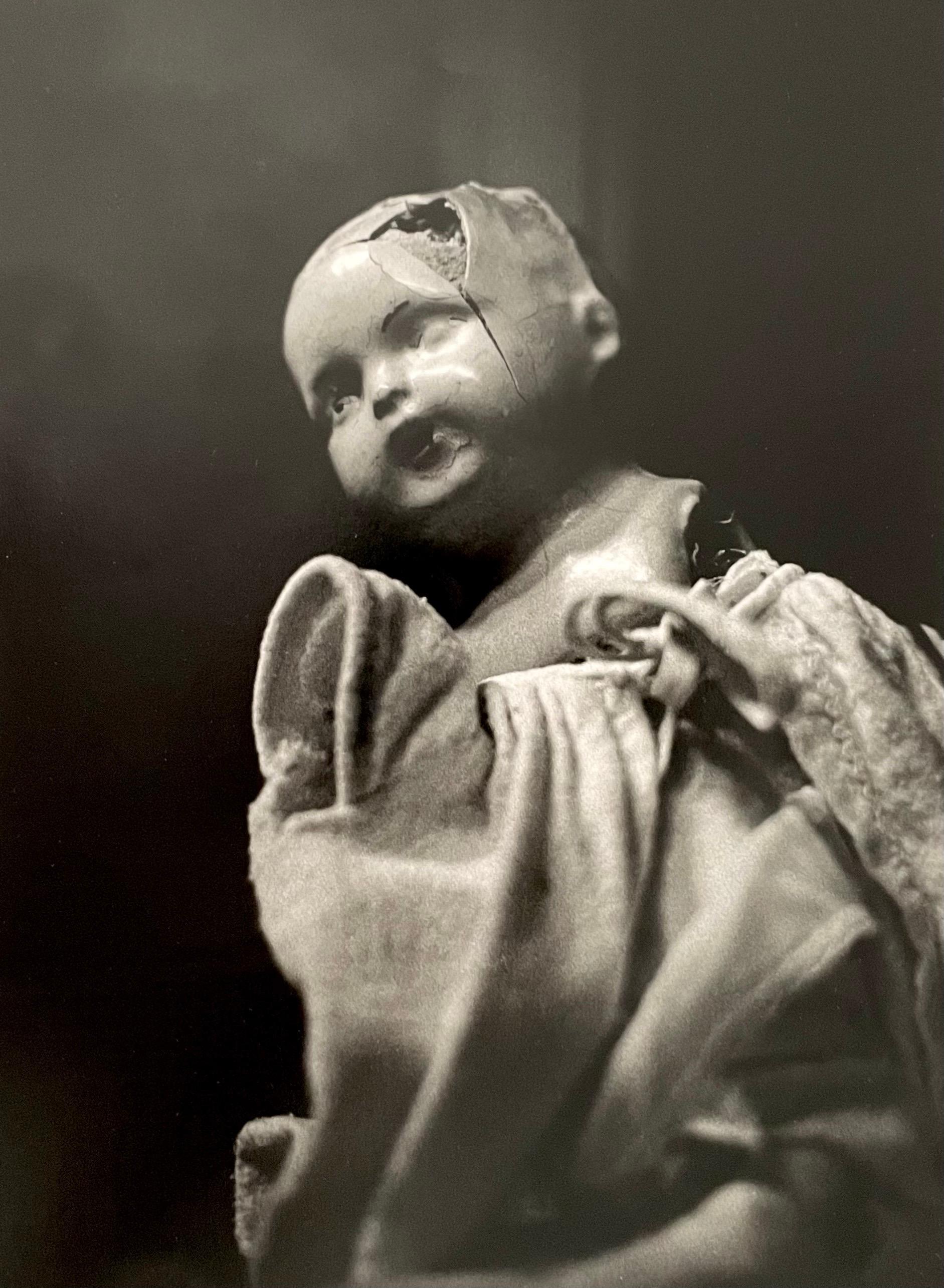 Surrealistische Vintage-Doll-Art-Fotografie in Silber und Gelatinesilber, Jazz-Fotograf 