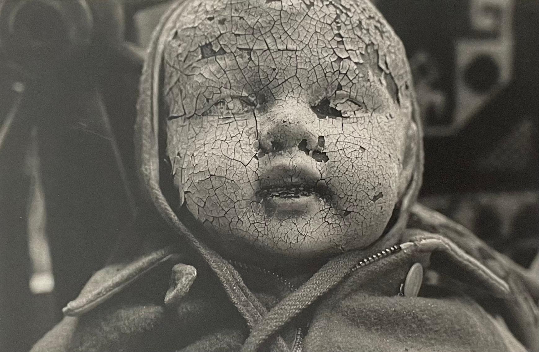 Vintage Silver Gelatin Photograph Surrealist Doll Art Photo, Jazz Photographer