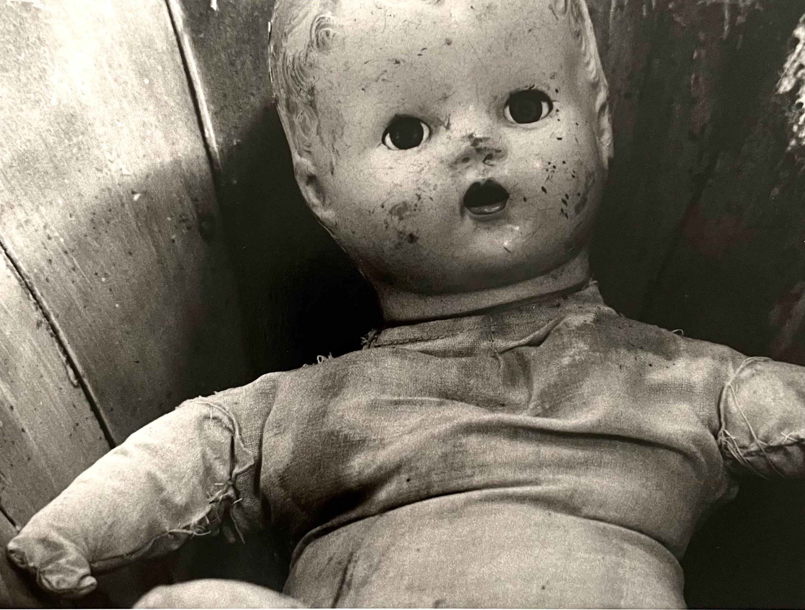 Vintage Silver Gelatin Photograph Surrealist Doll Art Photo, Jazz Photographer