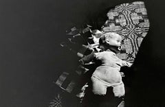 Vintage Silver Gelatin Photograph Surrealist Doll Art Photo, Jazz Photographer