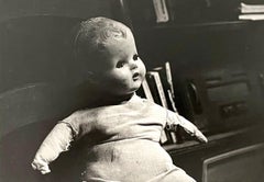 Vintage Silver Gelatin Photograph Surrealist Doll Art Photo, Jazz Photographer