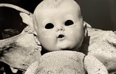 Vintage Silver Gelatin Photograph Surrealist Doll Art Photo, Jazz Photographer