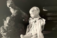 Vintage Silver Gelatin Photograph Surrealist Doll Art Photo, Jazz Photographer