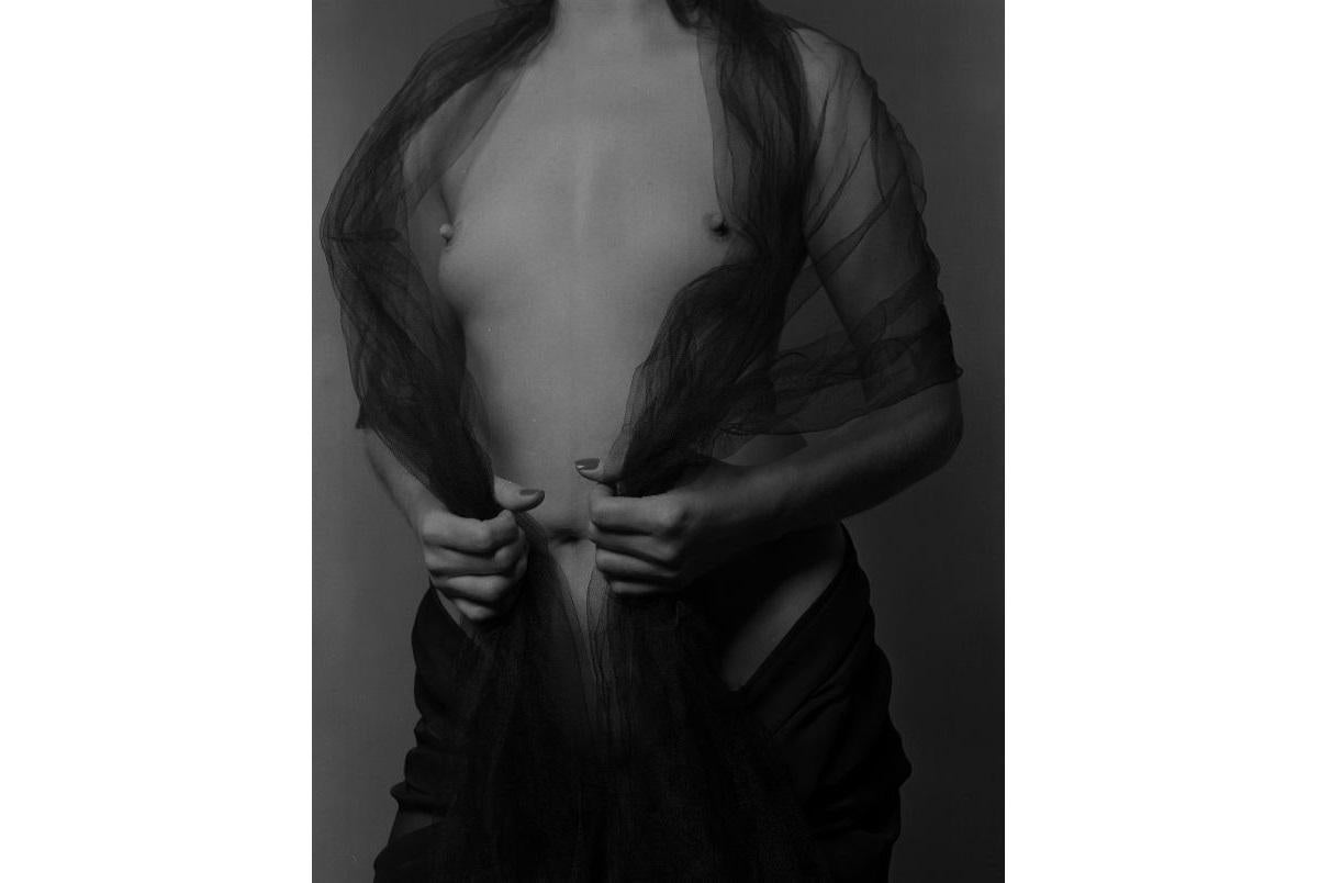 Joanna Chudy Figurative Photograph – Silesische Ulissee – Schwarz-Weiß-Fotografie, figürlich, nackt, polnische Künstlerin