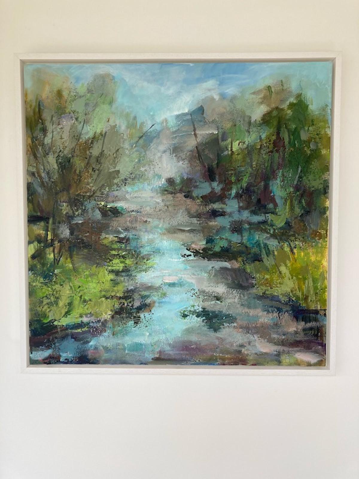 Devon Meander by Joanna Commings [2022]
original and hand signed by the artist 

Acrylics on canvas

Image size: H:60 cm x W:60 cm

Complete Size of Unframed Work: H:60 cm x W:60 cm x D:2cm

Frame Size: H:65 cm x W:65 cm x D:3cm

Sold Framed

Please