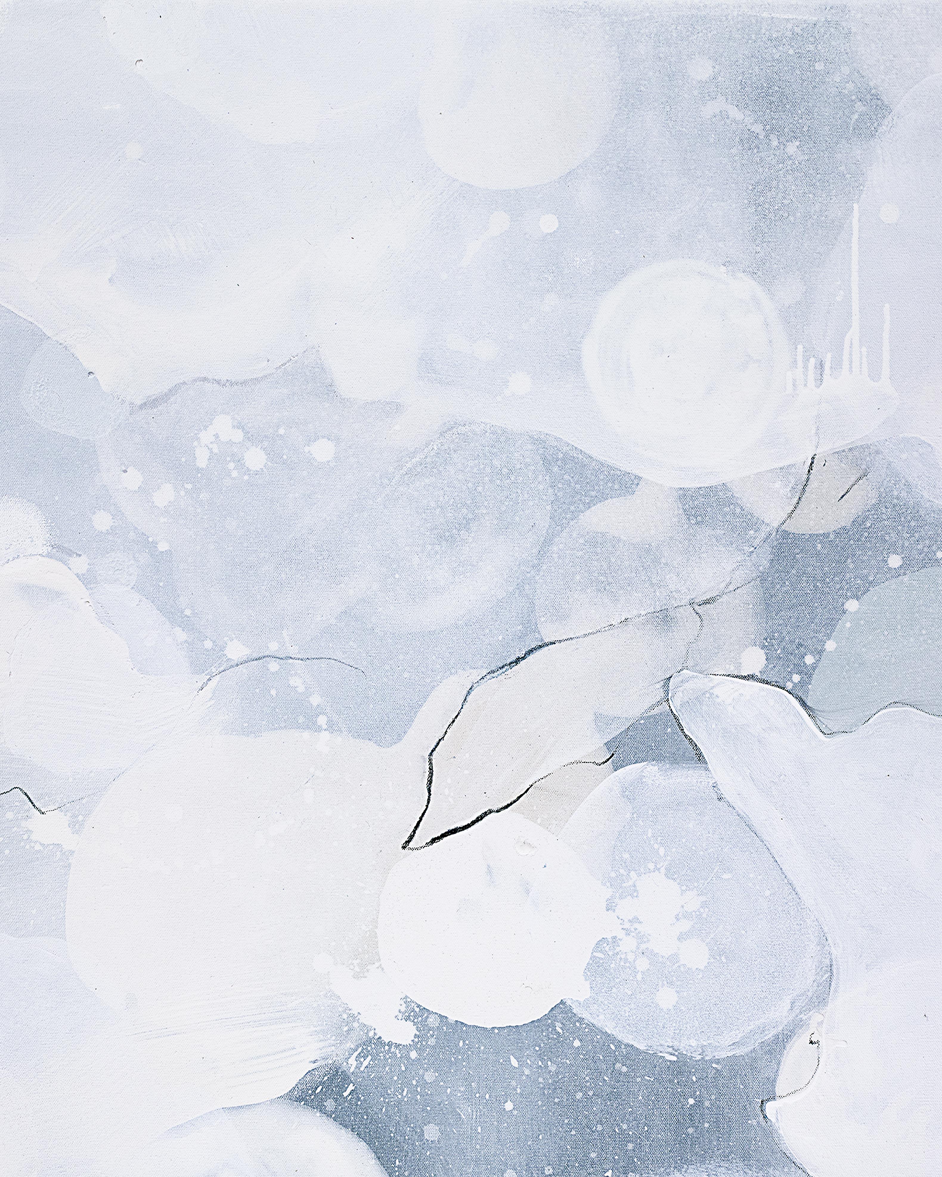 Eucalyptus Breath  - Abstract Painting by Joanna Cutri