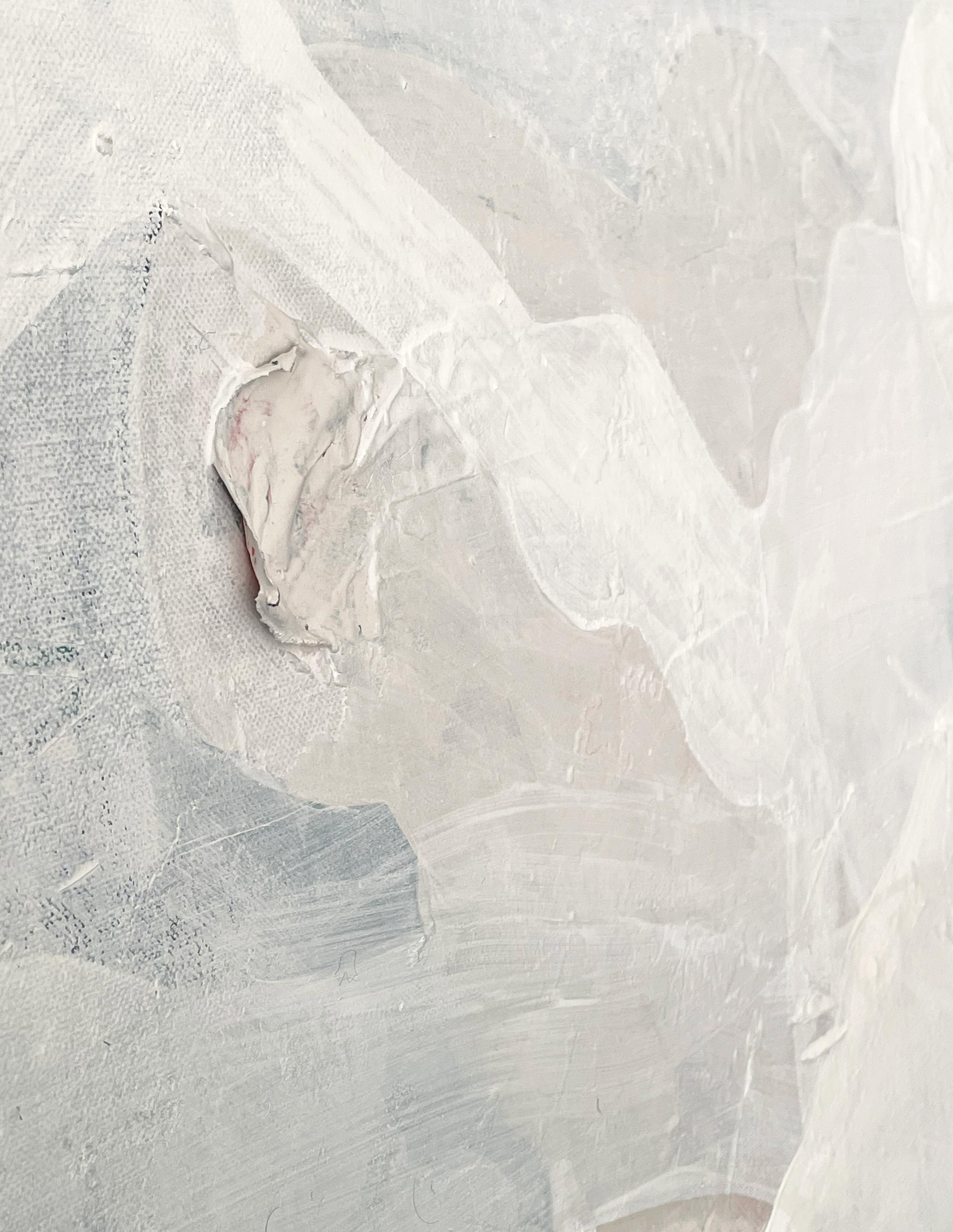 Bruit blanc - Abstrait Mixed Media Art par Joanna Cutri