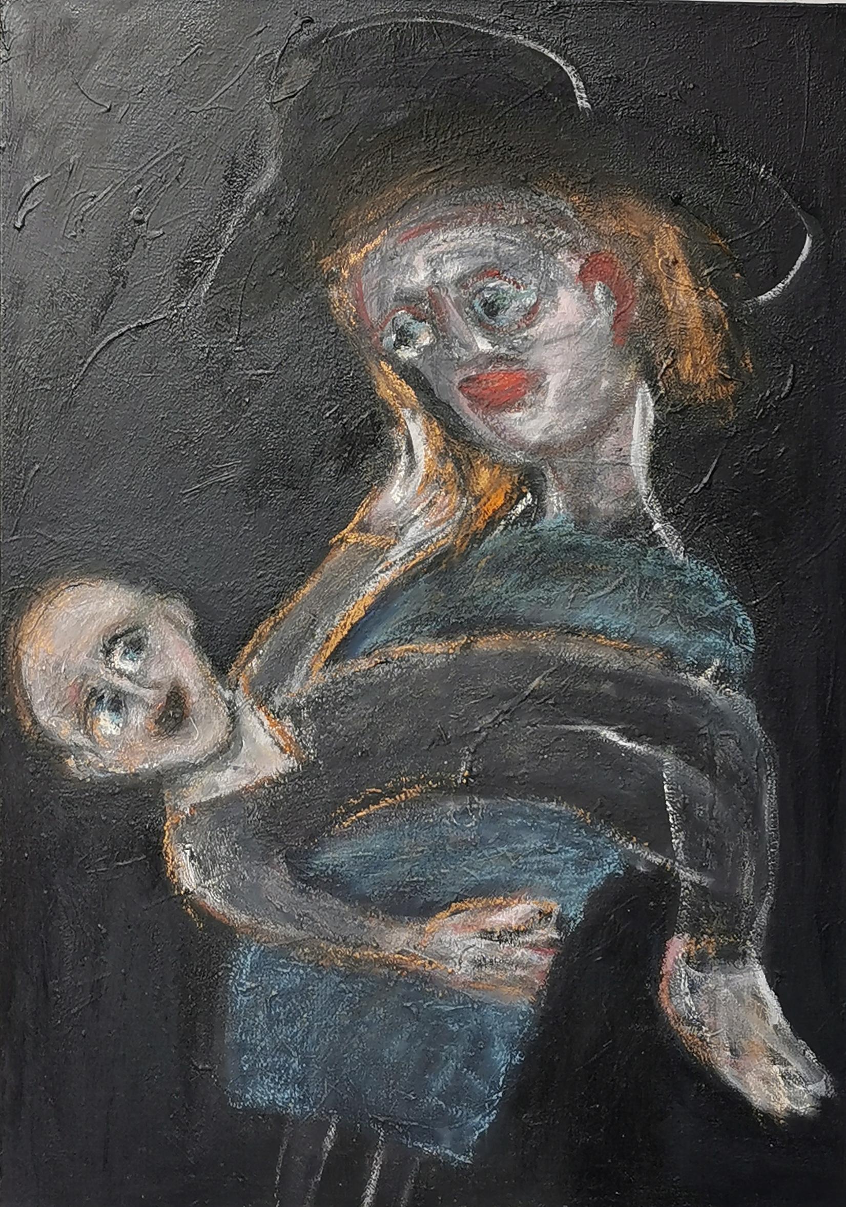 Oil paint on canvas
Unique work
Hand-signed by the artist

Joanna Flatau was born in Varsaw, Poland. 
She graduated from Varsaw History of Arts University and from the Fine Arts Varsaw Academy in 1969.
She has lived and worked in Paris since 1971,