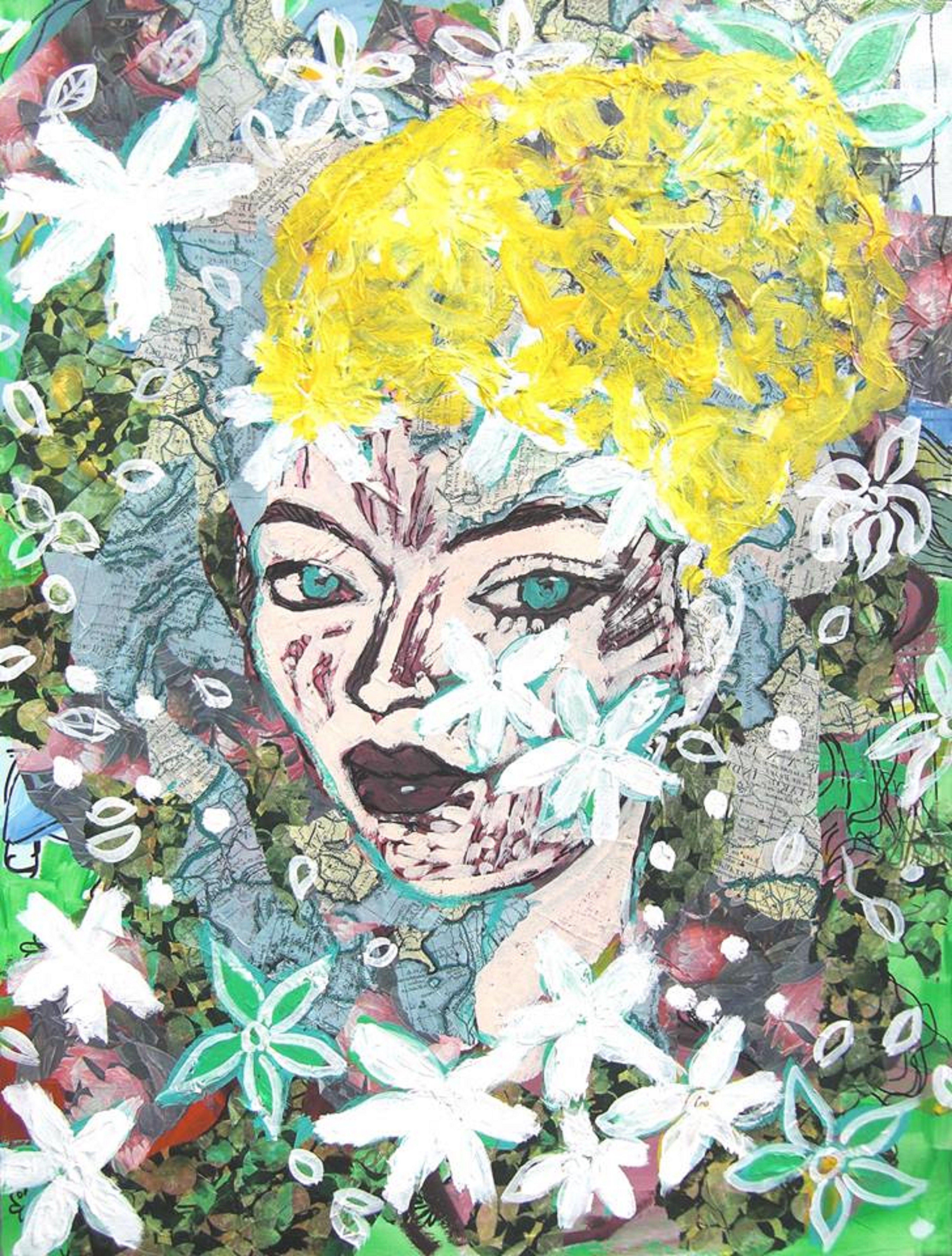 Primavera, Pintura, Acrílico sobre lienzo - Painting de Joanna Glazer