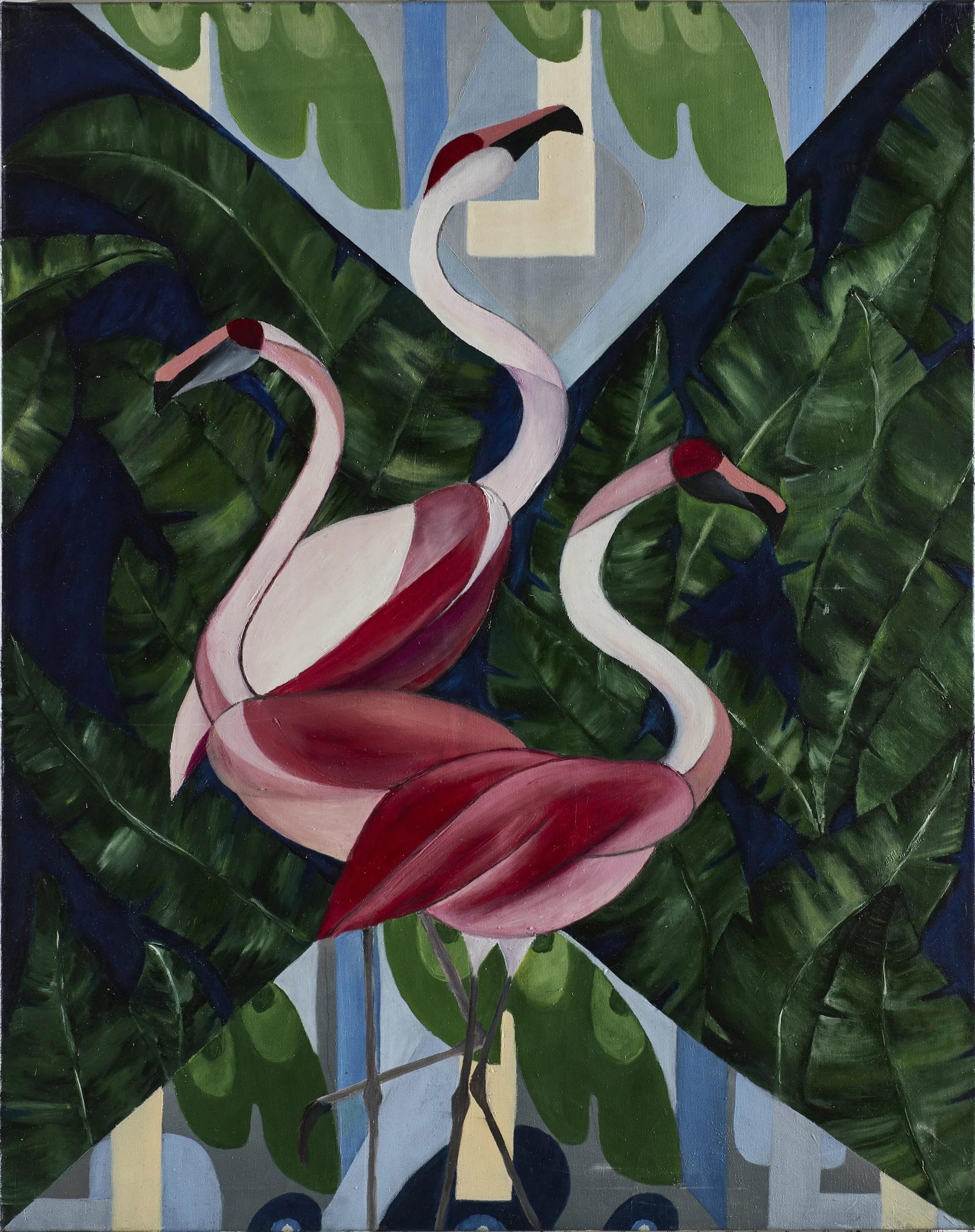 Miami - Painting by Joanna Guzowska