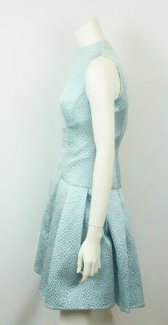 Joanna Mastroianni Vestido brocado menta N/S-2