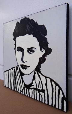Anna Wajcowicz liaison Zośka - Modern Expressive, Symbolic Oil Potrait Painting