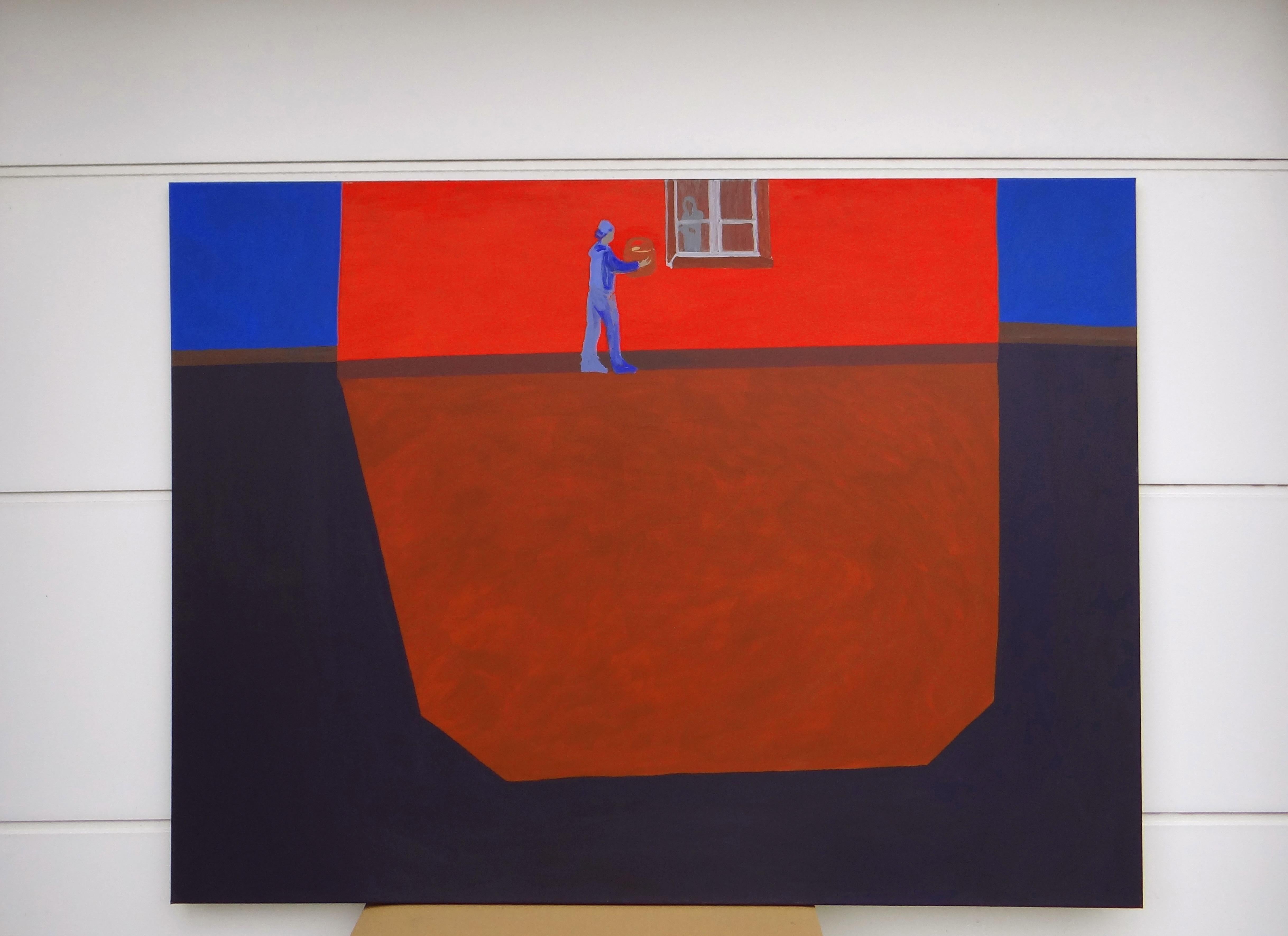 Commissioni -  Pittura moderna espressiva, minimalista e simbolica, formato grande - Painting Contemporaneo di Joanna Mrozowska