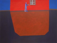 Errands -  Modern Expressive Minimalistic and Symbolic Painting, Large Format