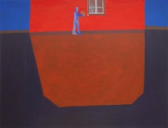 Recados -  Pintura moderna expresiva minimalista y simbólica, gran formato