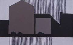 Free Parking Space - Contemporary Expressive Minimalistic Painting