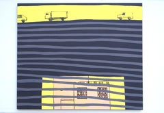 Highway - Contemporary Expressive Symbolic and Minimalistic Painting