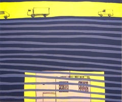 Autopista - Pintura contemporánea expresiva, simbólica y minimalista