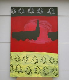 In The Forest - Contemporary Expressive Symbolic Painting