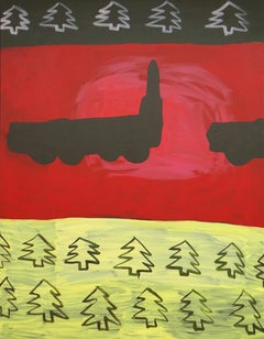In The Forest - Contemporary Expressive Symbolic Painting