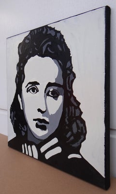 Janina Trojanowska-Zborowska - Modern Expressive, Symbolic Oil Potrait Painting