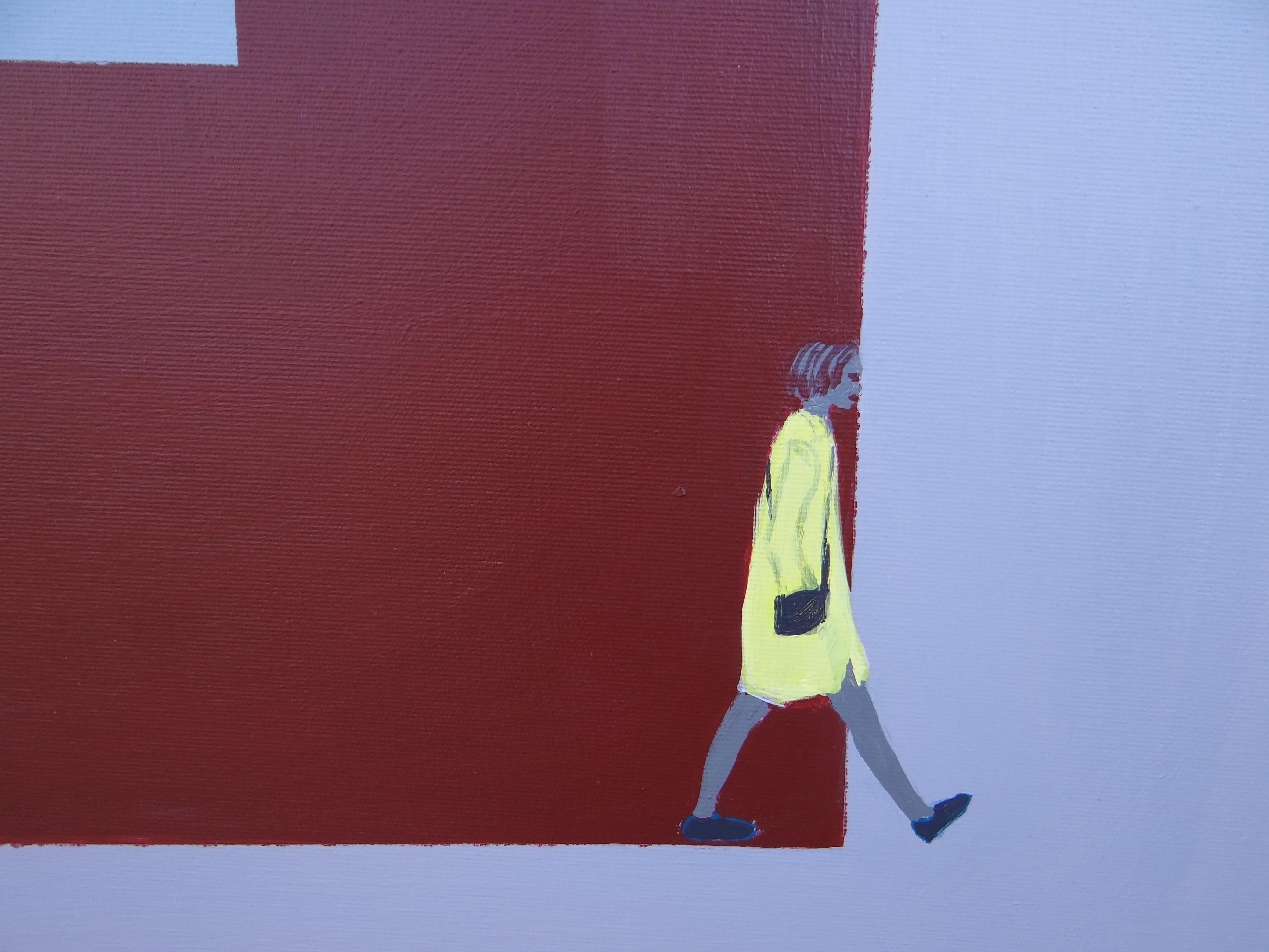 Step Forward - Contemporary Expressive Symbolic and Minimalistic Painting im Angebot 2