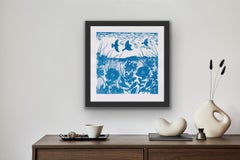 Linnets over Salthouse by Joanna Padfield, Limited edition print, Birds