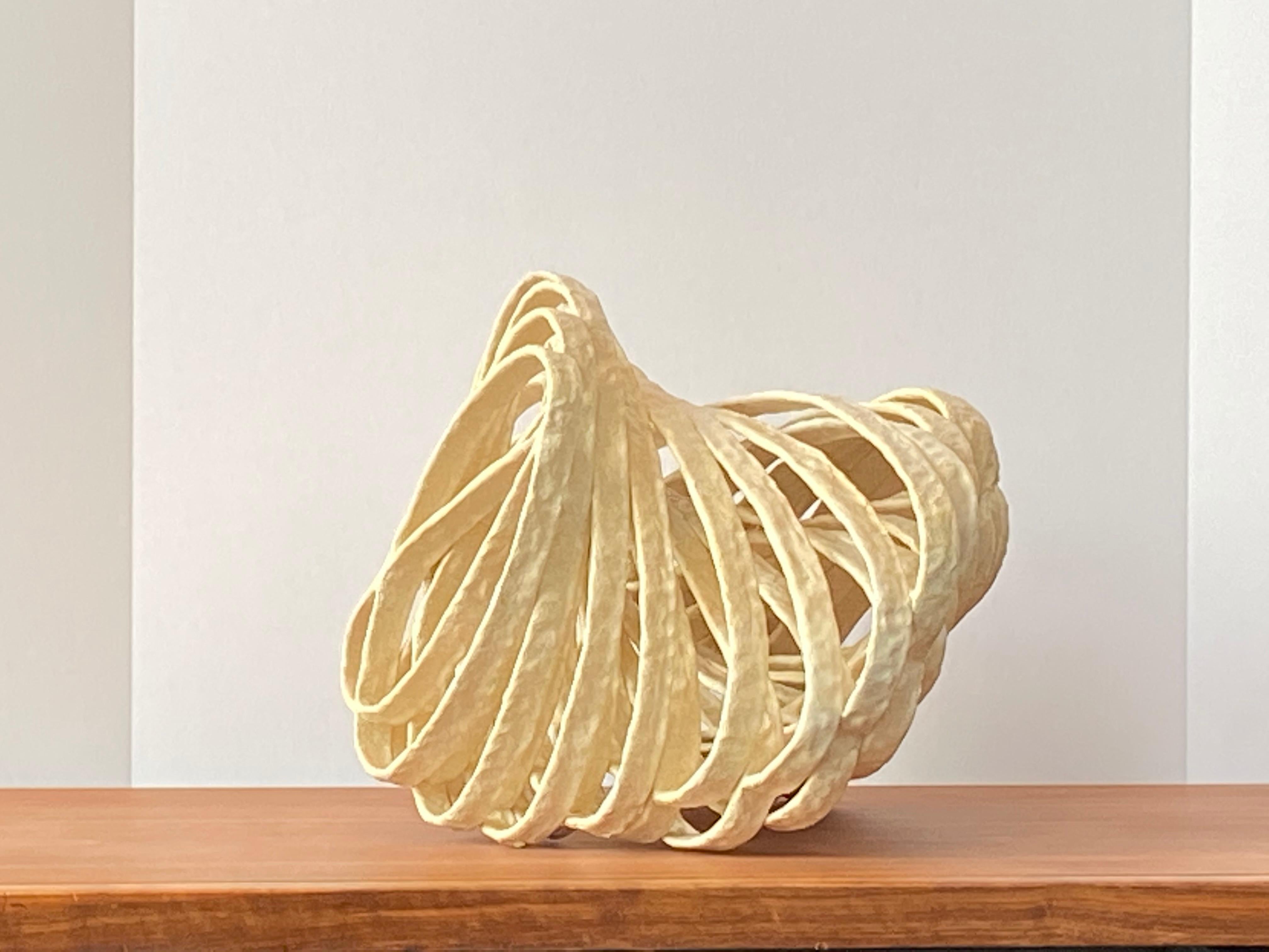 Organic Modern Joanna Poag Encompassed No. 7 Ceramic Sculpture, 2013 For Sale