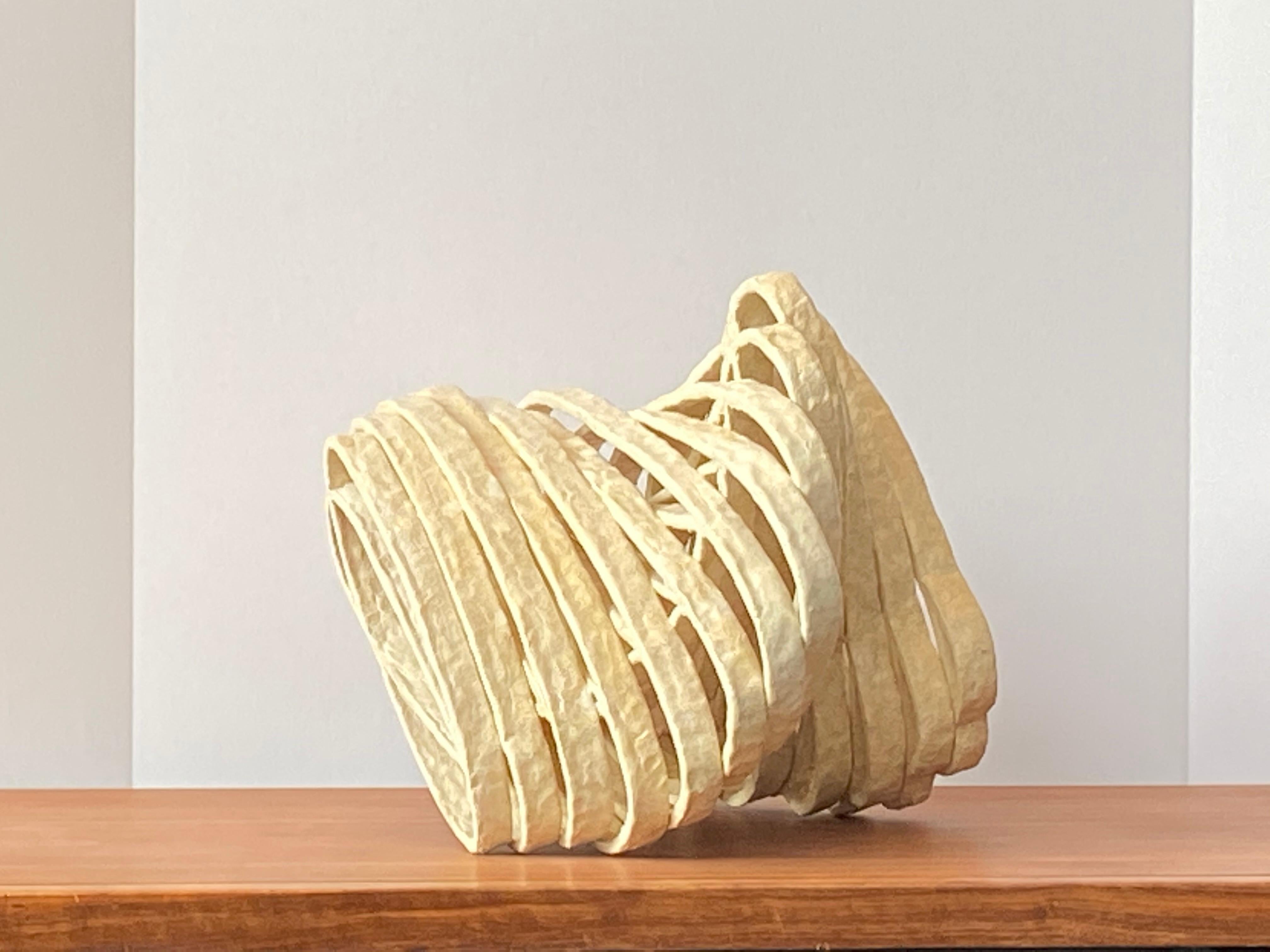 Glazed Joanna Poag Encompassed No. 7 Ceramic Sculpture, 2013 For Sale