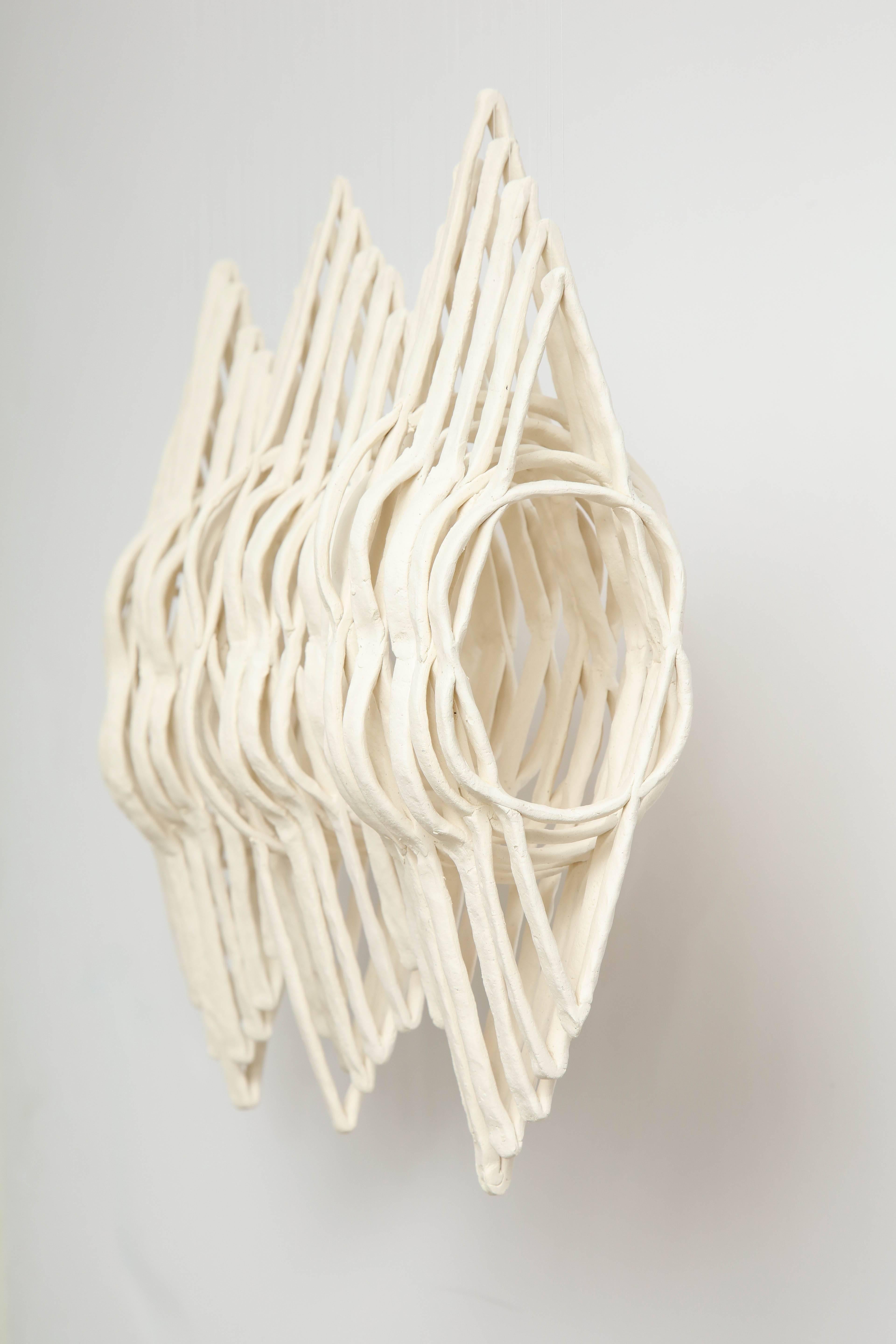 Contemporary Joanna Poag Custom Untitled III Ceramic Sculpture, Encompassed Series, 2017 For Sale