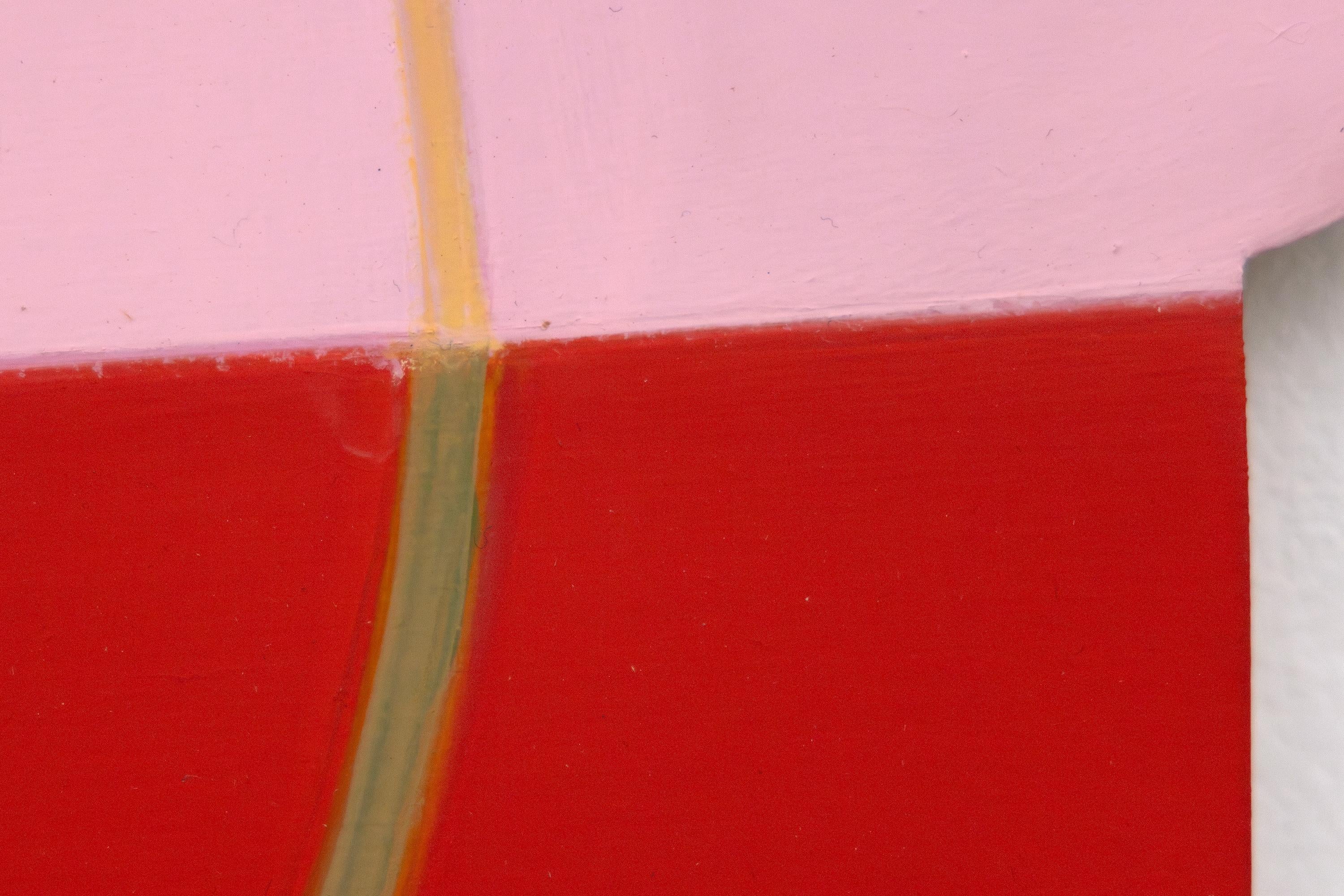 Senza titolo (Studio sul deserto rosso) - Abstract Painting Beige di Joanna Pousette-Dart