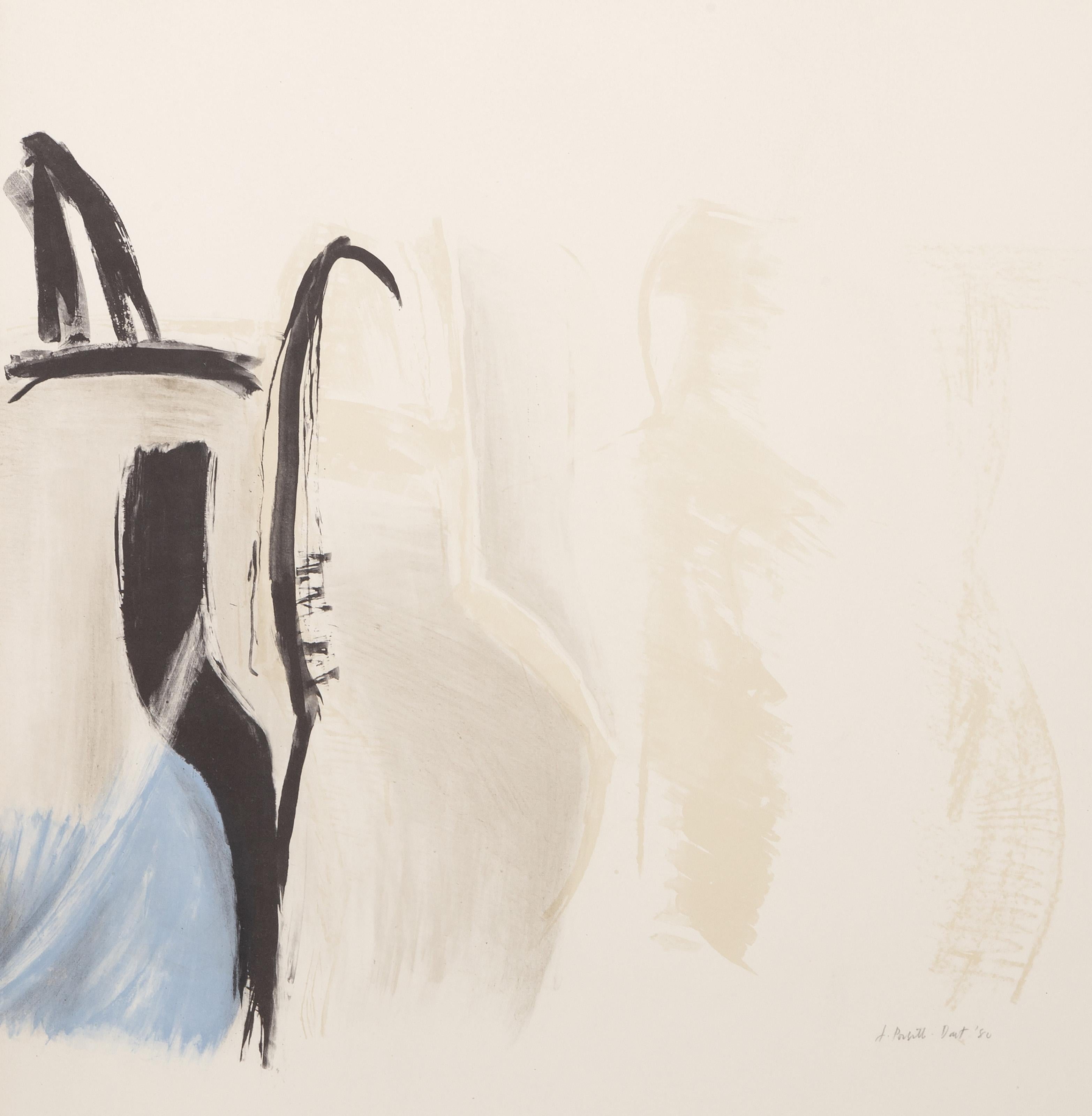 Composition abstraite (diptyque), lithographie Modernity de Joanna Pousette-Dart en vente 1