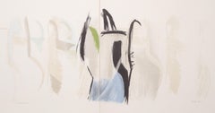 Composition abstraite (diptyque), lithographie Modernity de Joanna Pousette-Dart