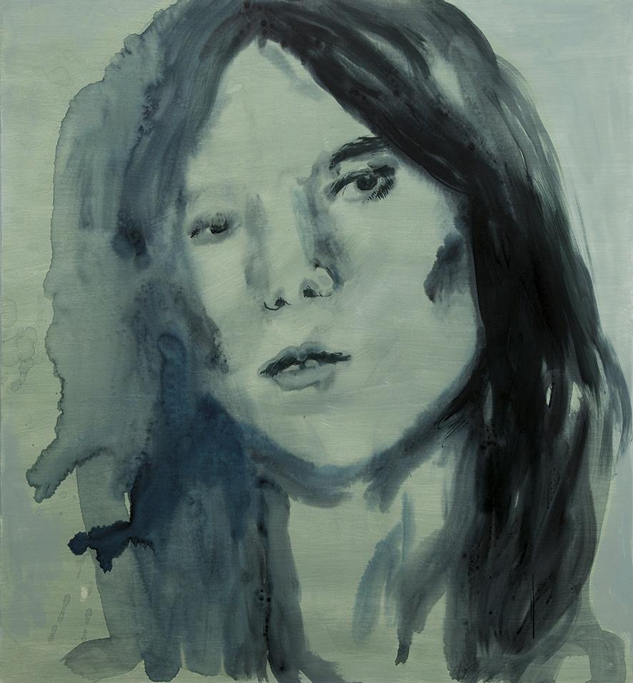 Woman IV - XXI Century Contemporary Oil & Tempera on Canvas Painting, Portrait
