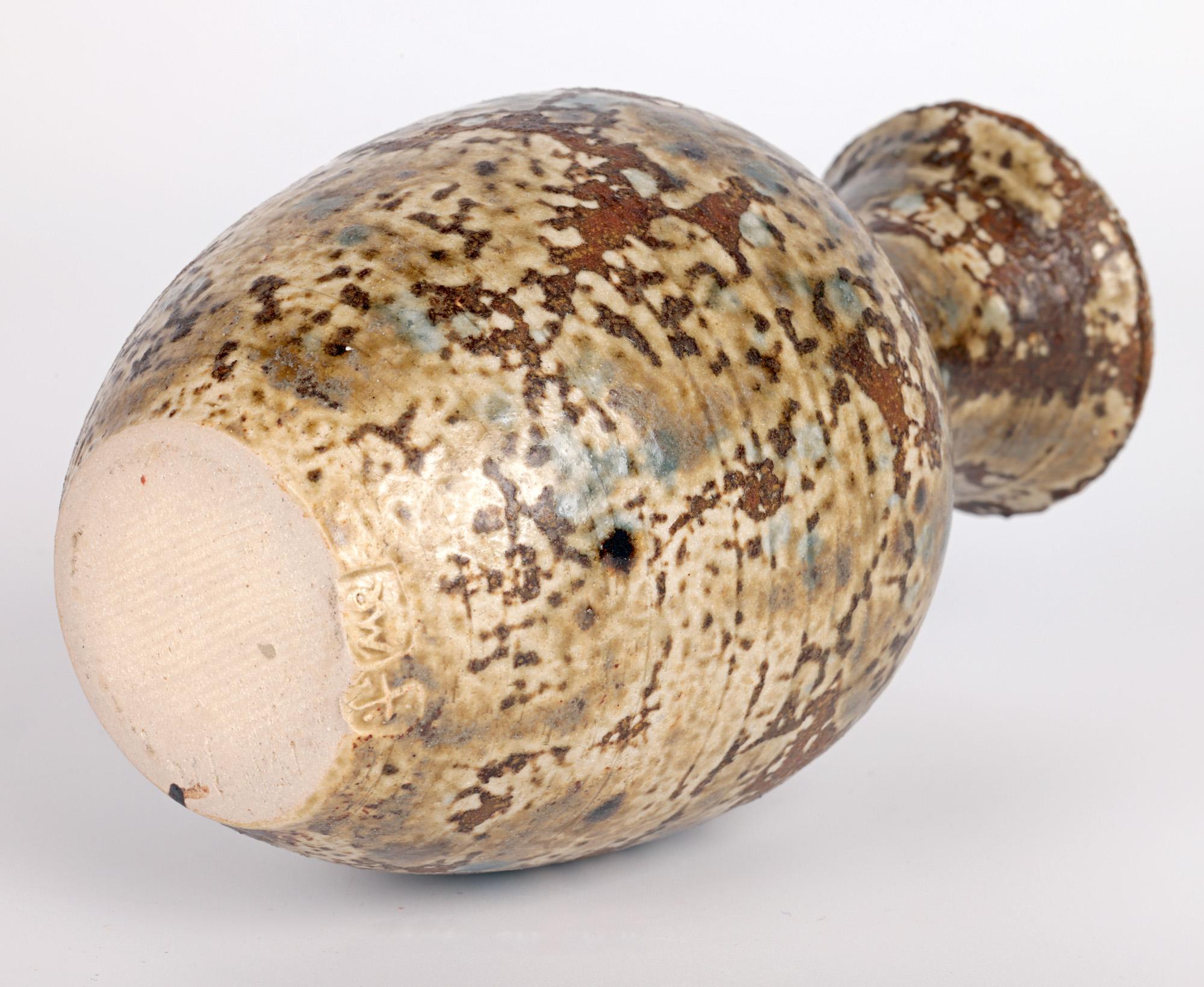 Joanna Wason Leach Pottery Mottle Glazed Studio Pottery Vase  For Sale 4