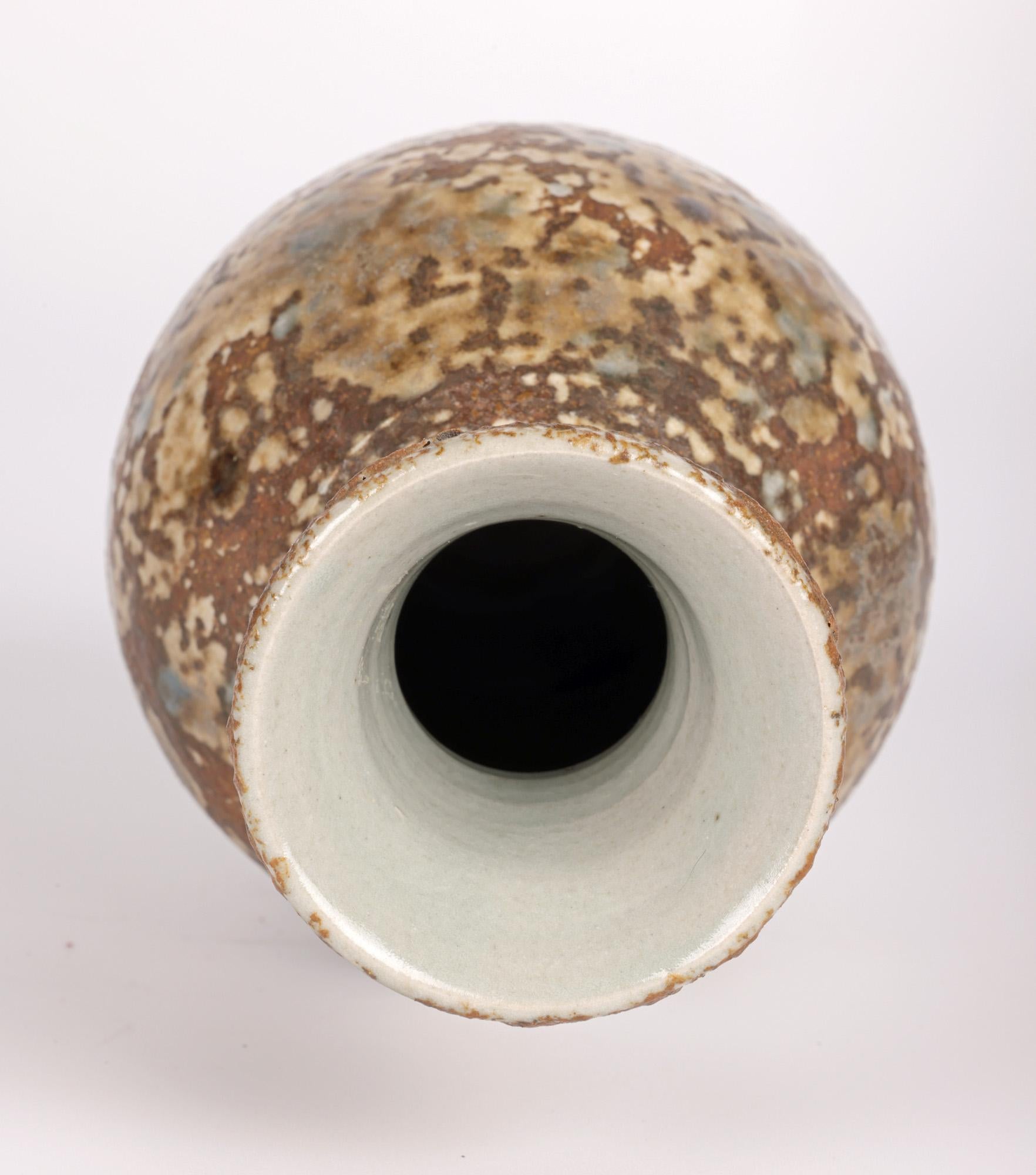 Joanna Wason Leach Pottery Mottle Glazed Studio Pottery Vase  For Sale 5