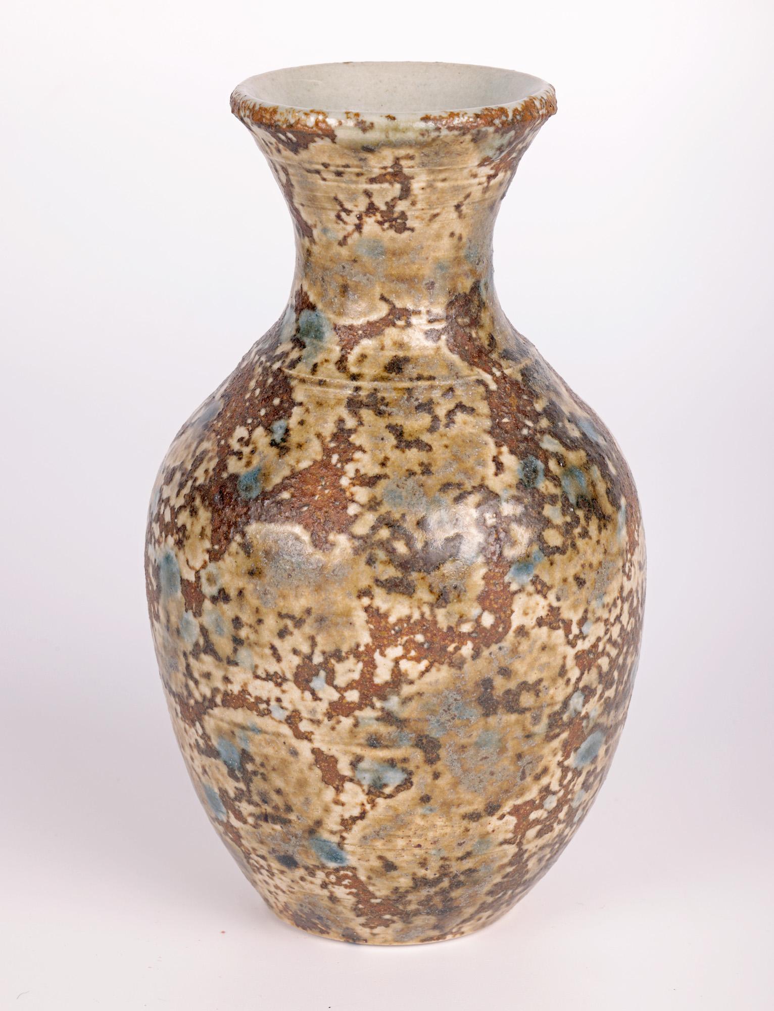 Joanna Wason Leach Pottery Mottle Glazed Studio Pottery Vase  For Sale 1