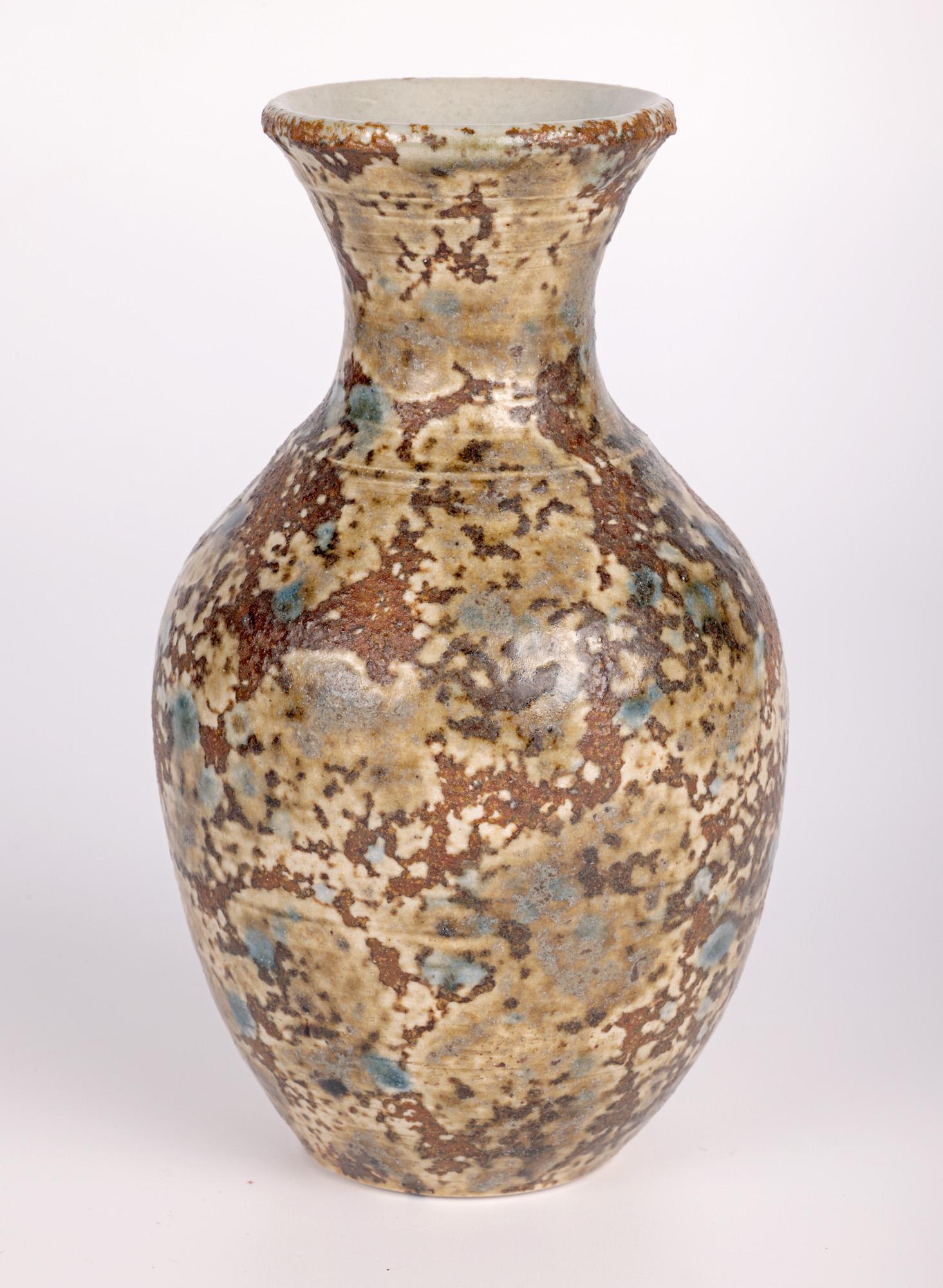 Joanna Wason Leach Pottery Mottle Glazed Studio Pottery Vase  For Sale 3
