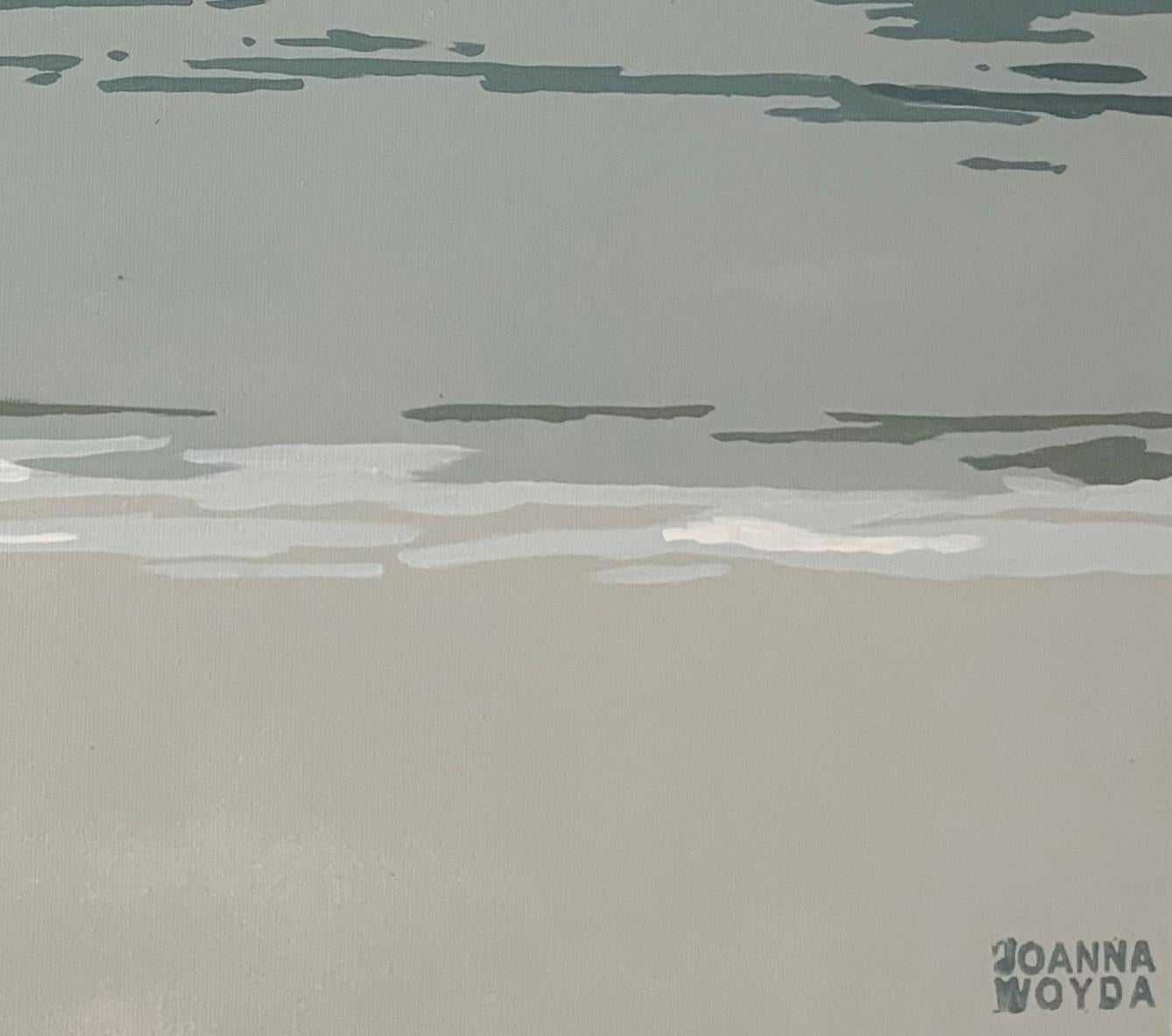 A distancia. Pintura acrílica figurativa, Minimalismo, Arte pop, Arte polaco - Painting de Joanna Woyda
