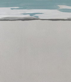 A surfboard. Figurative Acrylic Painting, Minimalism, Pop art, Polish art