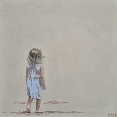 Una passeggiata. Pittura acrilica figurativa, Minimalismo, Pop art