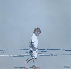 Un paseo. Pintura acrílica figurativa, Minimalismo, Arte pop, Arte polaco
