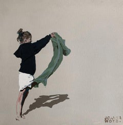 Ewa 2. Pintura acrílica figurativa, Minimalismo, Arte pop, Arte polaco