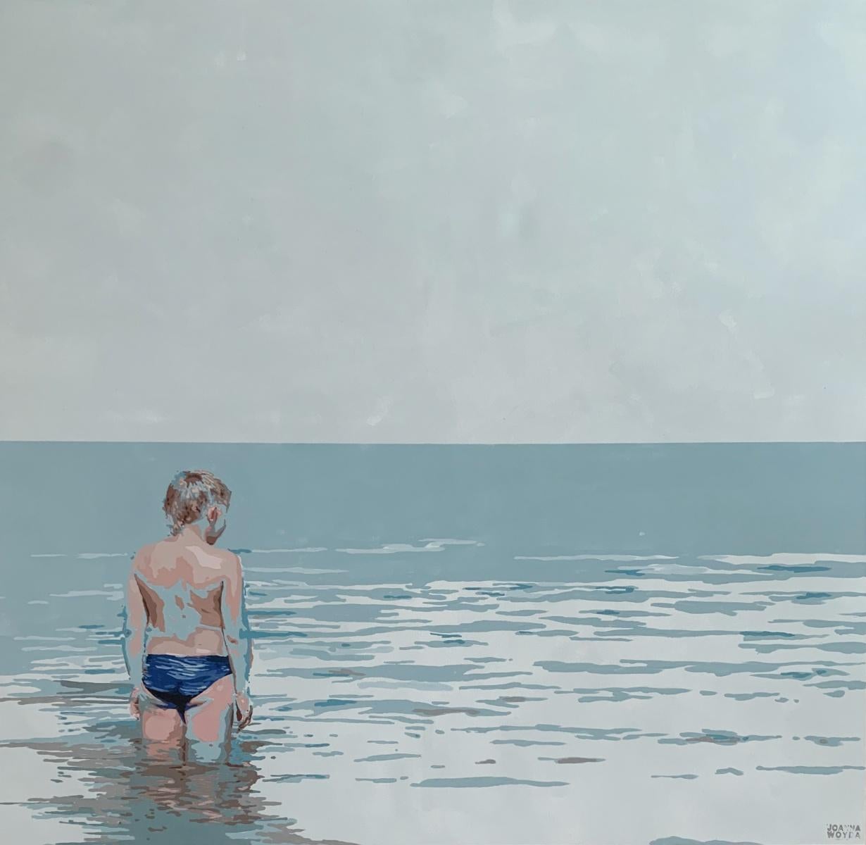 In acqua. Pittura acrilica figurativa, Minimalismo, Pop art, Arte polacca
