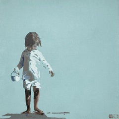 En blanco. Pintura acrílica figurativa, Minimalismo, Arte pop, Arte polaco