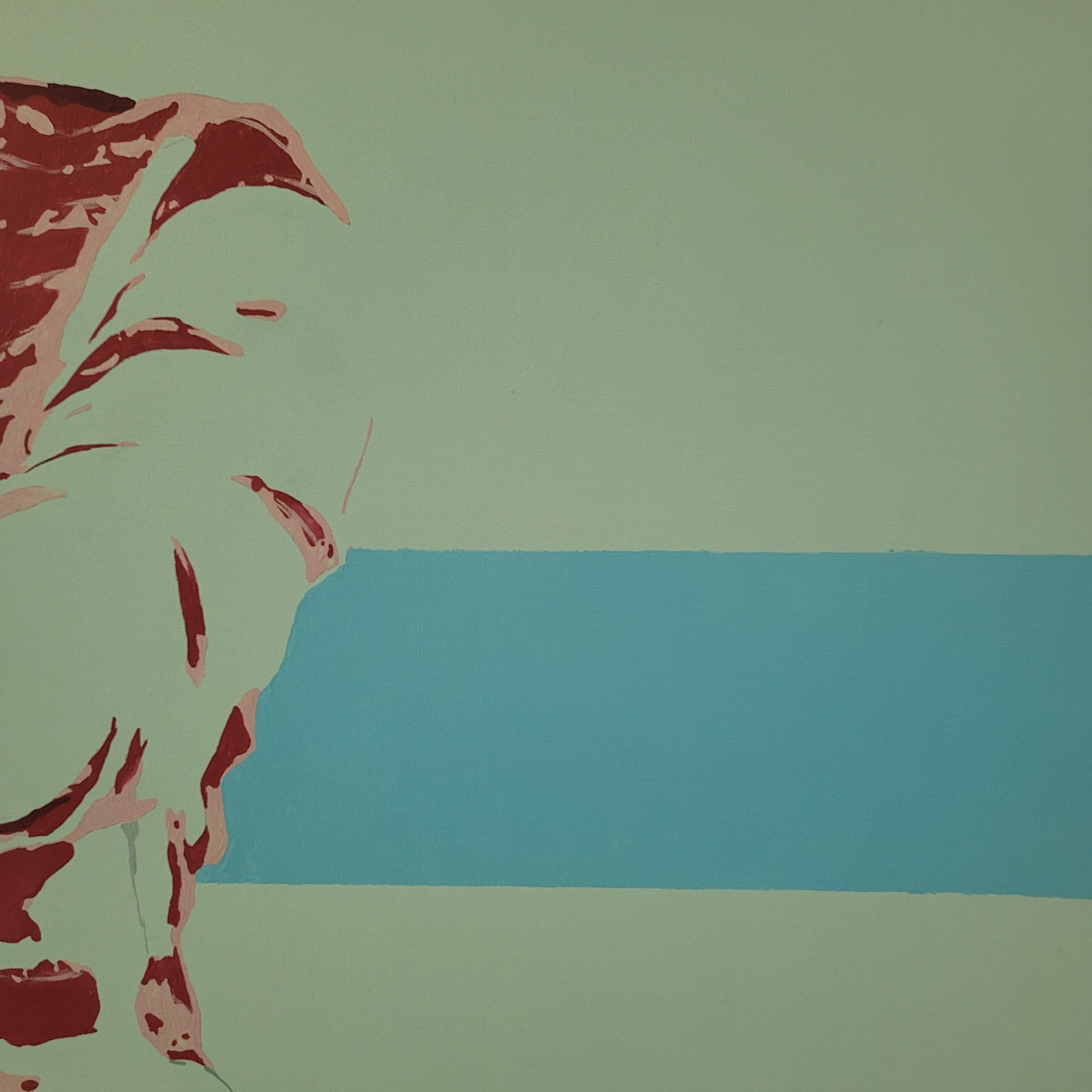 Retrato - Siglo XXI, Pintura acrílica figurativa contemporánea, Minimalismo en venta 4