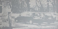 Varsovia - Siglo XXI, Pintura al óleo contemporánea, Vista de la ciudad, Monocromática