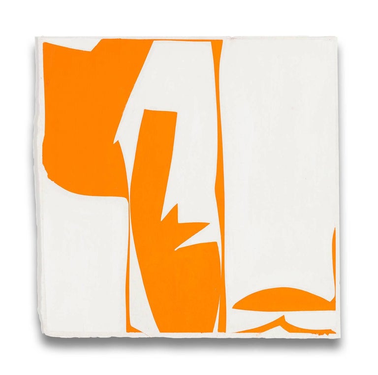 Joanne Freeman Abstract Drawing - Covers 13 - orange (Abstract Painting)